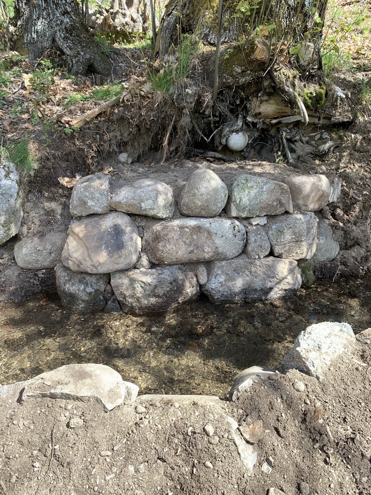 Mur de beal terminé