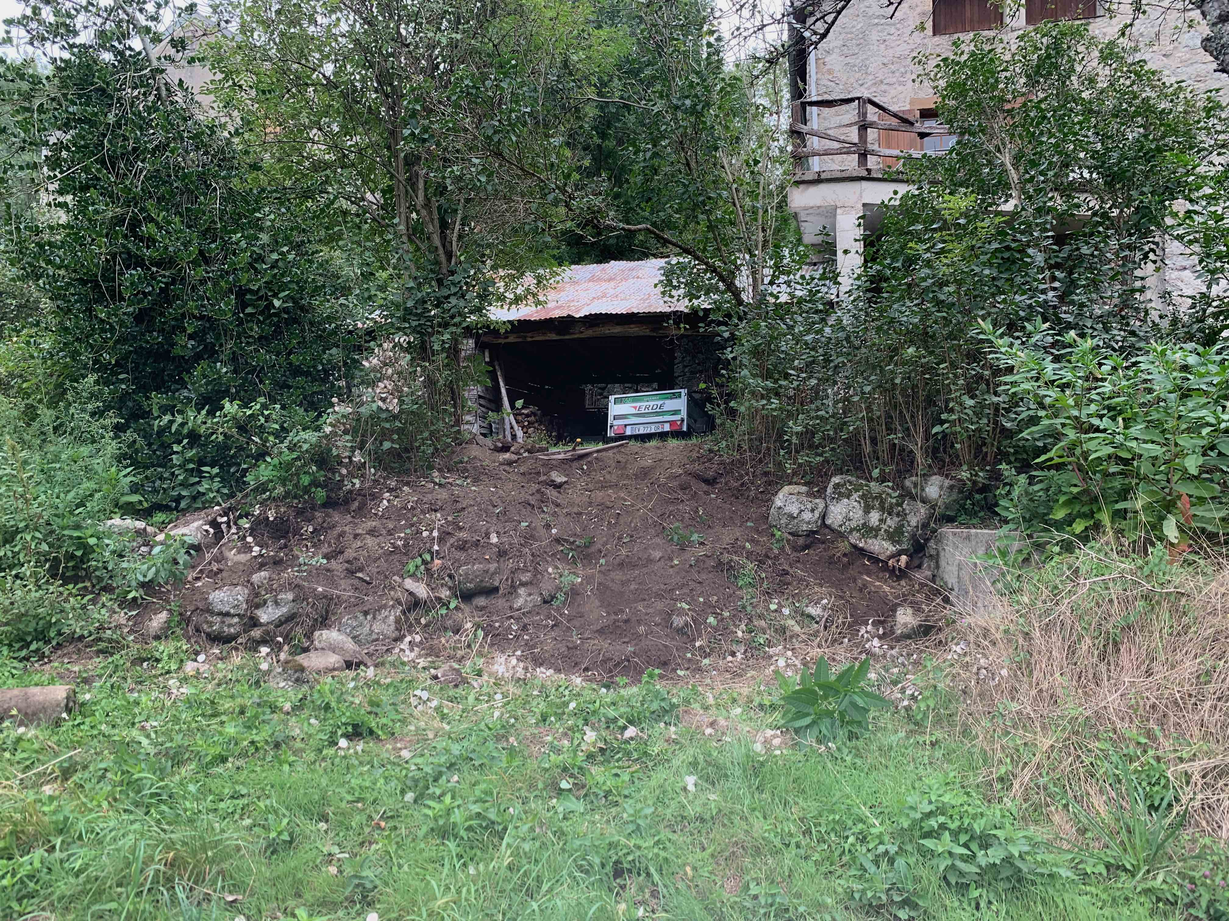 Talus à nu