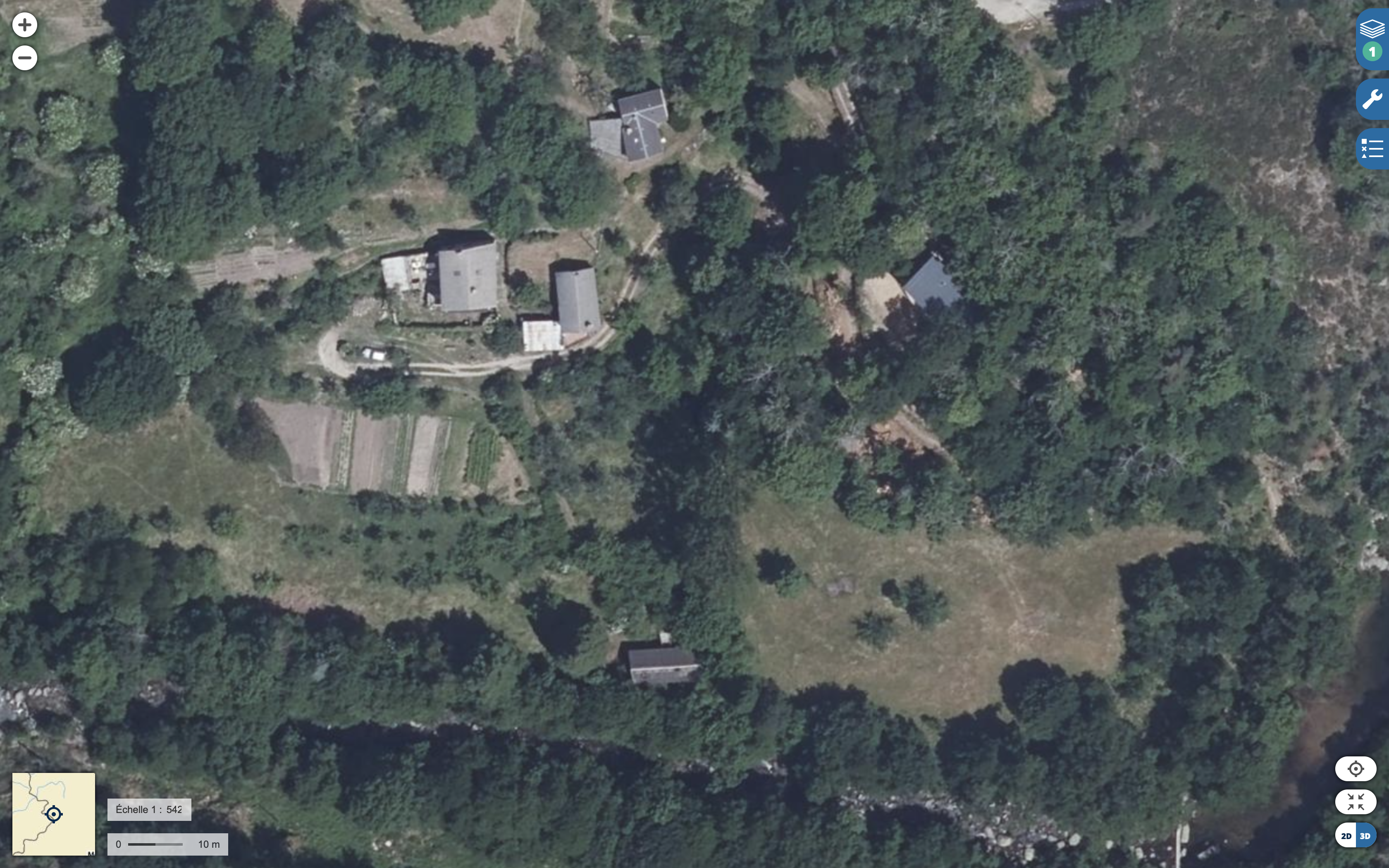 Principales plantations d'arbres